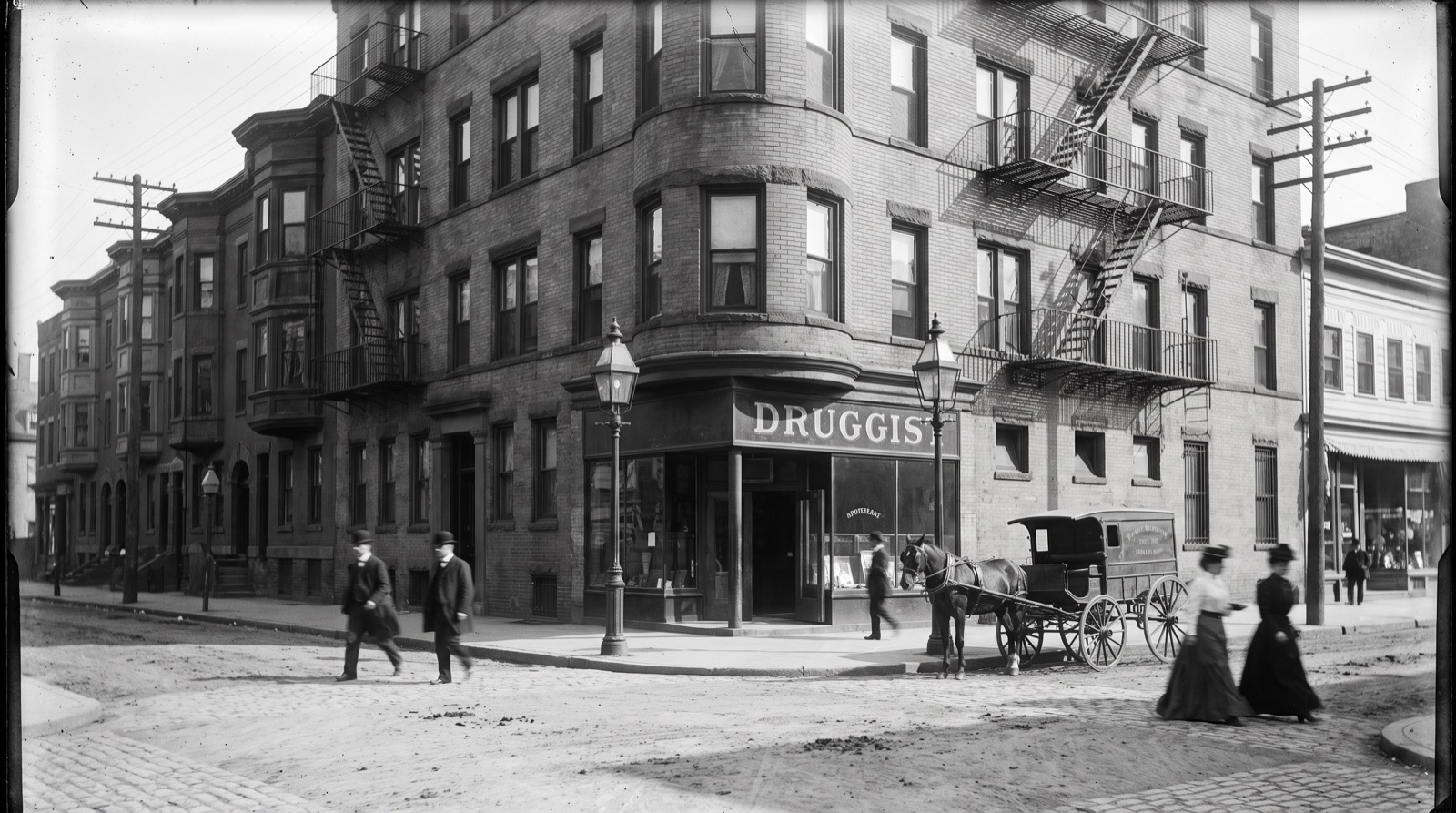 The corner in 1905