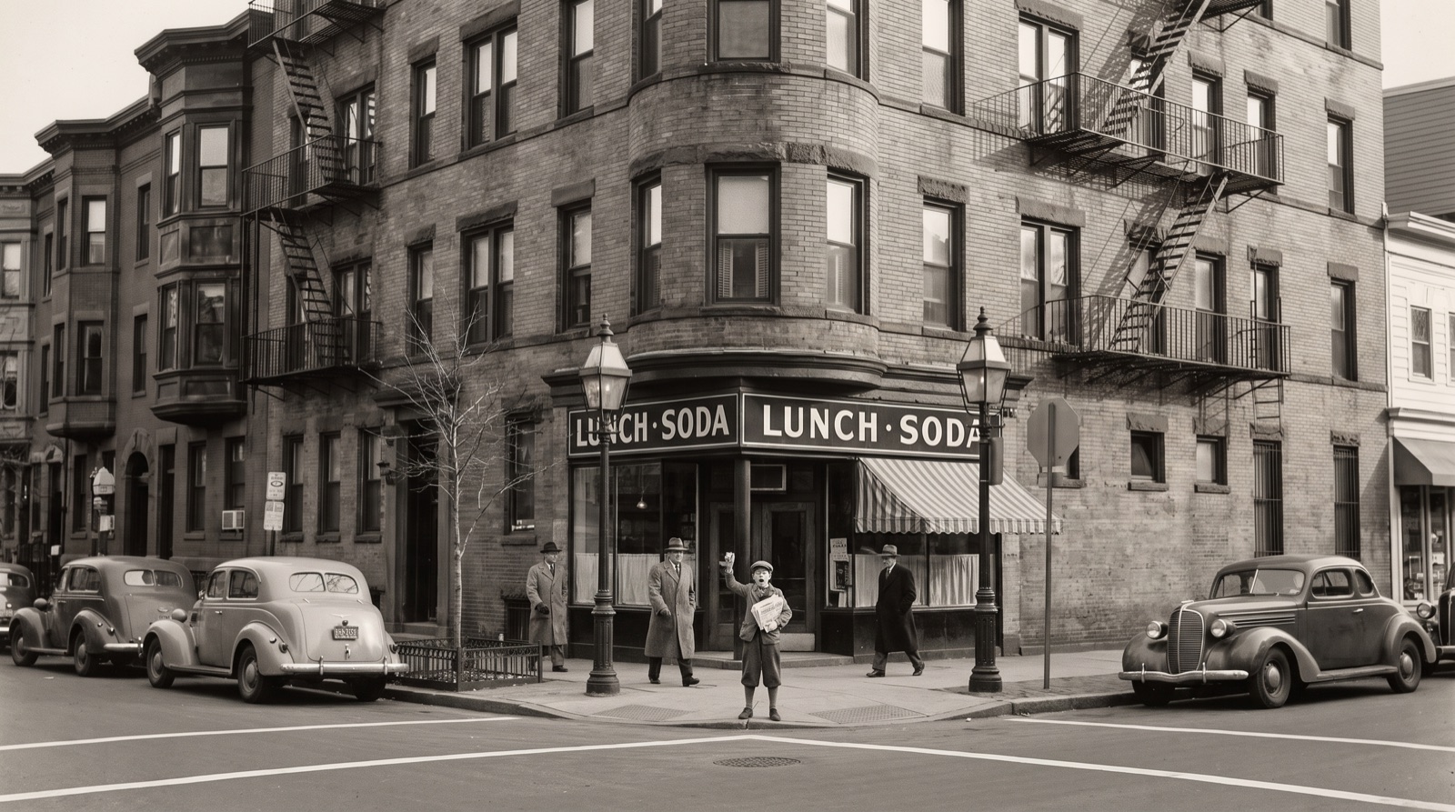 The corner in 1936