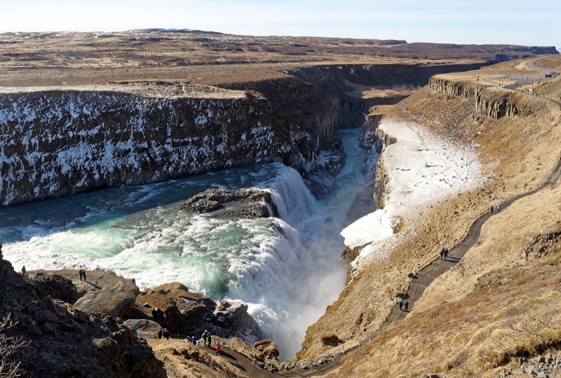 Gullfoss waterfall, Iceland
